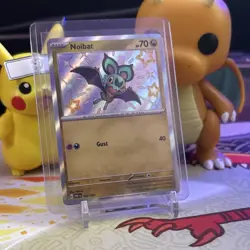 Pokemon TCG Noibat SV: Paldean Fates Shiny Rare Holo English Basic 70 HP 194/091 - Image 1