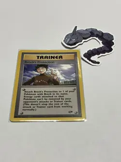 Pokemon TCG Brock’s Protection Gym Challenge Rare Trainer 101/132 - Image 1