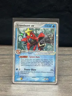 Pokemon Crawdaunt ex 99/110 Ultra rare ex Holon Phantoms LP+ - Image 1