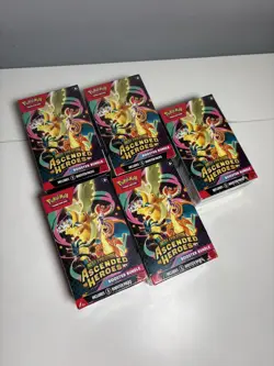 Pokemon TCG Mega Evolutions Ascended Heroes Booster Bundle X5 - NEW & SEALED - Image 1