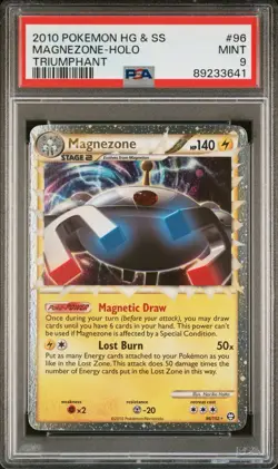 Pokemon Card - 2010 HG&SS Triumphant Magnezone Prime 96/102 Holo - PSA 9 - Image 2