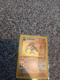 Kabutops 9/62 Holo Fossil Set 1999 1st Edition WOTC Pokemon Card - Image 2