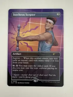 Isochron Scepter Borderless Secret Lair MTG Magic the Gathering Card NM Mint SLC - Image 1