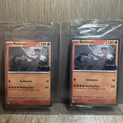 Lot Of 3 Reshiram 017/094 Phantasmal Flames Sealed BARNES & NOBLE Promo Pokemon - Image 5