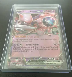 Team Rocket’s Mewtwo ex 081/182 Full Art Ultra Rare Pokemon Card – NM/M - Image 3