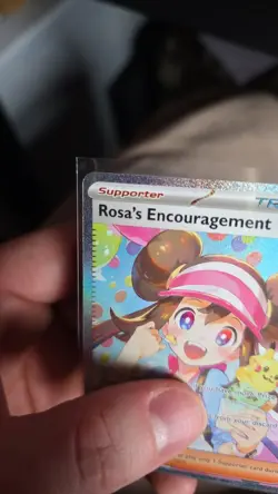 Pokemon TCG Rosa's Encouragement SAR 123/088 Perfect Order - Mint, Pack Fresh - Image 2