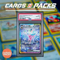 Carte Pokemon Espeon ex 211/187 Japanese Terastal Fest ex PSA 10 GEM MINT 🔥 - Image 1