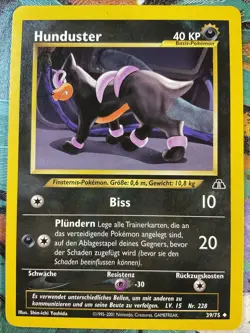 POKEMON NEO DISCOVERY HUNDUSTER CARD #39 GERMAN EDITION RARE SEE PICS CSTORE - Image 3