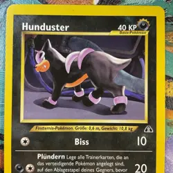 POKEMON NEO DISCOVERY HUNDUSTER CARD #39 GERMAN EDITION RARE SEE PICS CSTORE - Image 4