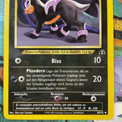 POKEMON NEO DISCOVERY HUNDUSTER CARD #39 GERMAN EDITION RARE SEE PICS CSTORE - Image 5