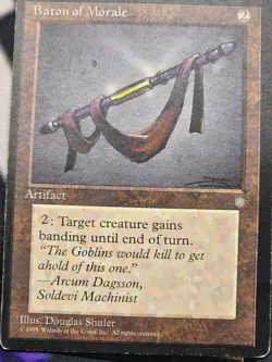 Baton of Morale - Ice Age - MTG Magic - Uncommon - Artifact - Image 1