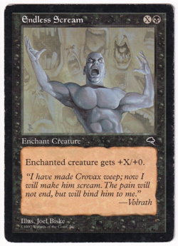 Endless Scream Tempest #132 Magic The Gathering 1997 MTG Single - Image 1