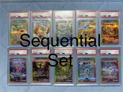 PSA 10 Terastal Festival Eevee Evolution SAR All Set Pokemon Japanese Umbreon - Image 1