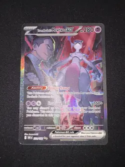 Pokemon TCG Team Rocket's Mewtwo EX Destined Rivals 231/182 Near Mint Condition - Image 2