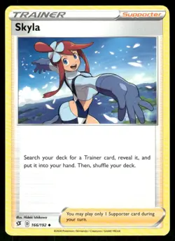 2020 Sword & Shield - Rebel Clash Skyla Uncommon #166 - Image 1