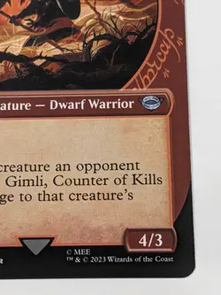 Gimli, Counter of Kills NM Showcase - LTR 0312 - MTG Magic - Image 5