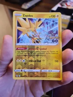Pokemon Zapdos Reverse Holo Rare Pokemon Go 29/78 Lp - Image 1