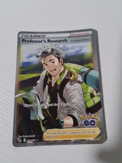 Professor's Research 078/078 Pokemon Go Full Art Near Mint - Image 1
