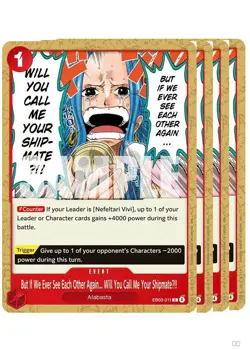 4x Extra Booster: One Piece Heroines Edition C EB03-011 But If We Ever See Each - Image 1