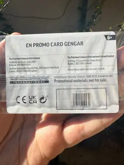 🔥 Pokemon Gengar Promo Card – EB Games Exclusive 🔥 - Image 3