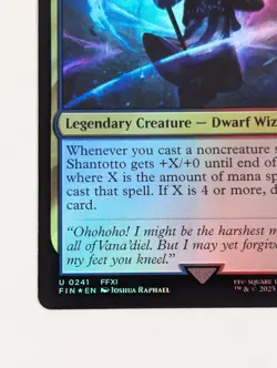 MTG Magic The Gathering Shantotto, Tactician Magician Foil Final Fantasy - Image 4