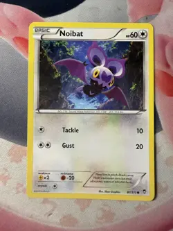 Noibat Common XY - Furious Fists 87/111 NM English Pokemon Card - Image 1