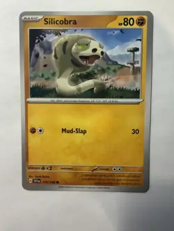 Silicobra SV01: Scarlet & Violet Base Set 119/198 NM English Pokemon Card - Image 1