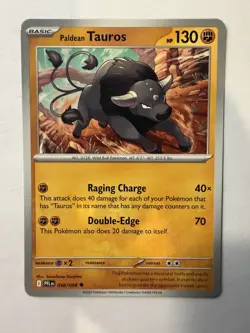 Paldean Tauros ME02: Phantasmal Flames 048/094 NM English Pokemon Card - Image 1