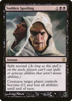 Sudden Spoiling - MTG - Commander 2013 - NM - Image 1