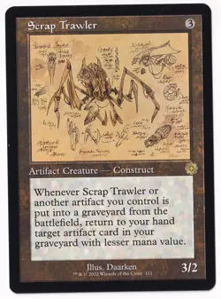 Magic the Gathering The Brothers' War Retro Frame Artifacts #112 Scrap Trawler - Image 1