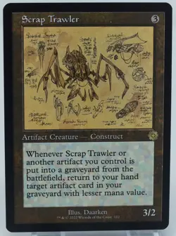Magic the Gathering The Brothers' War Retro Frame Artifacts #112 Scrap Trawler - Image 3