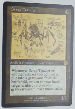 Magic the Gathering The Brothers' War Retro Frame Artifacts #112 Scrap Trawler - Image 5
