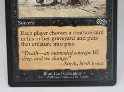 Exhume Urza’s Saga Reanimator Staple Sorcery LP MTG - Image 3