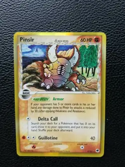 Pokemon EX Dragon Frontiers Rare Holo Pinsir #9/101 Delta Species NM - Image 1