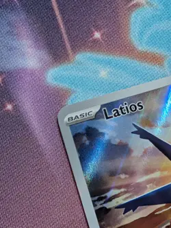 Latios Holo Pokemon Card Sv08: Surging Sparks 203/191 NM - Image 4
