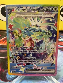 Pokemon Terapagos EX 169/131 Prismatic Evolutions NM - Image 1