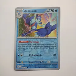 Quaquaval 052/191 Reverse Holo Pokemon Surging Sparks NM - Image 1