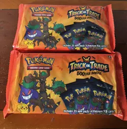 Pokemon TCG Halloween Trick Or Trade 2024 Booster Bundle 35 Packs New Sealed x2 - Image 1