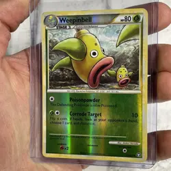 Pokemon TCG Weepinbell 53/102 HS—Triumphant HGSS4 Reverse Holo LP Lightly Played - Image 2