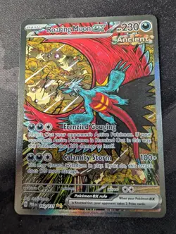 Pokemon TCG Roaring Moon EX 162/131 Prismatic Evolutions SIR Full Art Secret NM - Image 1