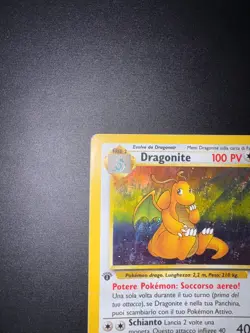 Pokemon Dragonite 4/62 Fossil Rara Holo Prima Edizione Wizards ITA Carte Vintage - Image 3