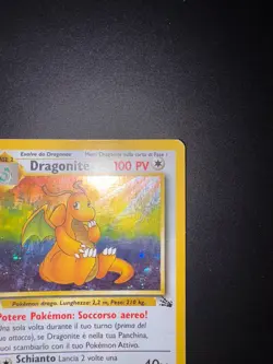 Pokemon Dragonite 4/62 Fossil Rara Holo Prima Edizione Wizards ITA Carte Vintage - Image 4