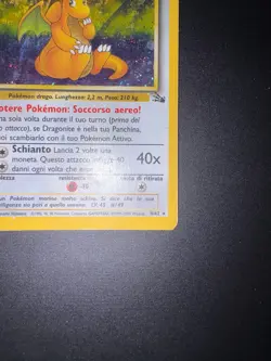 Pokemon Dragonite 4/62 Fossil Rara Holo Prima Edizione Wizards ITA Carte Vintage - Image 5