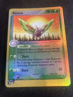 Pokemon TCG Dustox EX Ruby & Sapphire Reverse Holo Rare 6/109 LP free shpping - Image 2