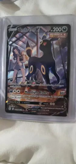 Pokemon TCG Umbreon V TG22/TG30 SWSH09 Brilliant Stars Ultra Rare Full Art Holo - Image 2