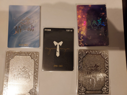 mixed anime waifu card lot of 5 - Image 1