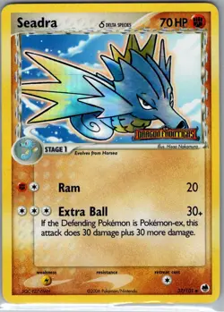Seadra - 37/101 (Delta Species) Reverse Holo - Pokemon Card - NM - Image 1