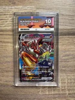 Ace 10 - Blaziken VMAX 086/070 – Peerless Fighters s5a – Japanese Pokemon Card - Image 1