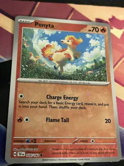 Ponyta - 026/162 Temporal Forces Reverse Holo 26/162 Pokemon Card - Image 1