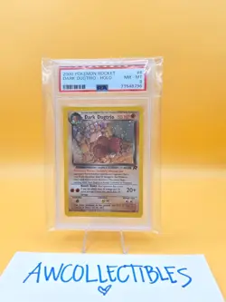PSA 8 Dark Dugtrio Holo 2000 Team Rocket WOTC #6 Vintage Pokemon Card - Image 1